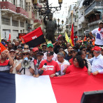 Incidentes afloran en marchas hacia el Parque Independencia