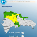 COE mantiene 14 provincias en alerta amarilla y verde por vaguada en RD