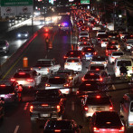 Taponamiento en la avenida 27 de Febrero por mantenimiento de túnel