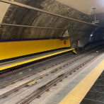 Opret retira plafones despegados de estación Rosa Duarte en la Línea 2 del Metro de Santo Domingo