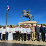Realizan acto patriótico por el 186 aniversario del natalicio de Gregorio Luperón