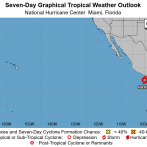 Se forma la tormenta tropical Narda frente a costas del Pacífico