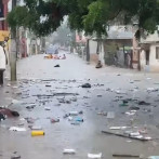 Lluvias provocan inundaciones en el Cibao