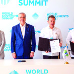 Abinader cierra diálogo Cumbre Mundial de Gobiernos