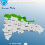 COE emite alerta verde para seis provincias; vaguada incrementará las lluvias
