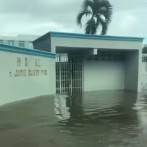 Tormenta Melissa deja inundaciones en Hospital Jaime Oliver Pino de San Pedro de Macorís