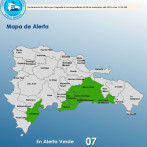 El COE coloca al Gran Santo Domingo y otras 5 provincias en alerta verde por vaguada