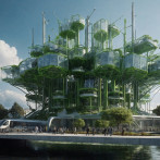 Edificios y ciudades inspiradas en árboles y bosques