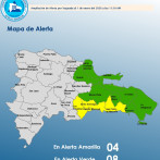 Amplían a 12 provincias en alertas por vaguada; Santo Domingo y otras tres en amarilla