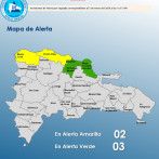Amplían a cinco las provincias en alerta por vaguada; Montecristi y Puerto Plata en amarilla
