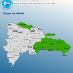 Amplían a 11 provincias en alerta verde por frente frío y vaguada