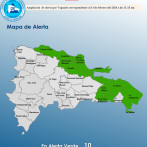 Aumentan a 10 provincias en alerta verde por vaguada