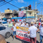 Movimiento Justicia Jet Set marcha en Haina para recordar a fallecidos en la tragedia