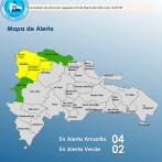 COE coloca cuatro provincias en alerta amarilla ante lluvias