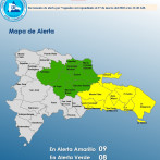 Las provincias del este del país en alerta amarilla; COE reporta inundaciones y acueductos afectados