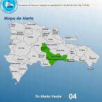 Emiten alerta para cuatro provincias por vaguada