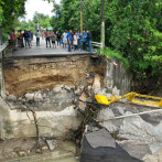 Onesvie evalúa daños por colapso puente de Camú en Puerto Plata