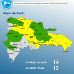 COE vuelve a colocar el Gran Santo Domingo y a otra 12 provincias en alerta amarilla