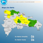 Disminuyen a seis las provincias en alerta amarilla