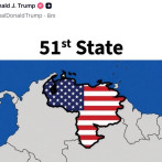 Trump publica un mapa con Venezuela pintada con la bandera de EEUU y como 51º estado