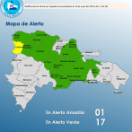 COE coloca una provincia en alerta amarilla y 17 en verde por incidencia de vaguada