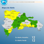 COE aumenta las provincias en alerta ante vaguada; el Gran Santo Domingo sigue en alerta amarilla