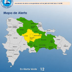 Colocan tres provincias en alerta amarilla por efectos de vaguada