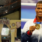 Con el oro en el pecho y las goteras en su techo... Esa es la vida del medallista Disney medina