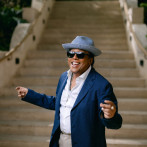 Sergio Vargas junto a la Filarmónica de Villa Altagracia en Lungomare