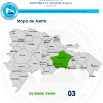 COE coloca en alerta verde al Gran Santo Domingo y Monte Plata por vaguada