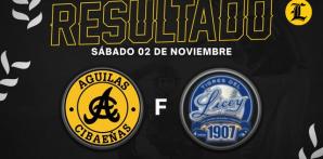 Resumen Águilas Cibaeñas vs Tigres del Licey 02 de Noviembre del 2024