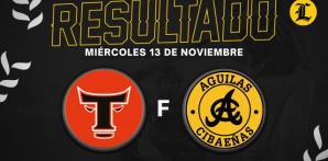 Resumen Toros del Este vs Águilas Cibaeñas 13 de Noviembre del 2024