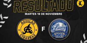 Resumen Águilas Cibaeñas vs Tigres del Licey 19 de Noviembre del 2024