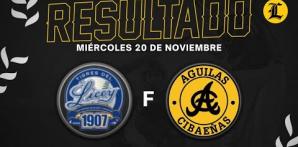 Resumen Tigres del Licey vs Águilas Cibaeñas 20 de Noviembre del 2024