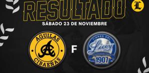 Resumen Águilas Cibaeñas vs Tigres del Licey 23 de Noviembre del 2024