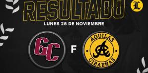 Resumen Gigantes del Cibao vs Águilas Cibaeñas 25 de Noviembre del 2024