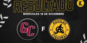 Resumen Gigantes del Cibao vs Águilas Cibaeñas 18 de Diciembre del 2024