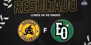 Resumen Águilas Cibaeñas vs Estrellas Orientales | 06 Ene 2025 | Serie Round Robin