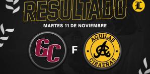 Resumen: Águilas Cibaeñas Vs. Gigantes del Cibao Serie Regular (11/11/2025)