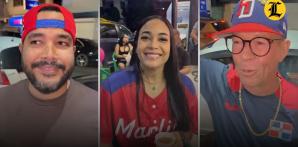 Dominicanos y Venezolanos emocionados en el Parque Iberoamericano por partido del Clásico Mundial