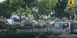 VIDEO: Teleofertas en escombros tras desalojo, mientras empleados evitan dar declaraciones