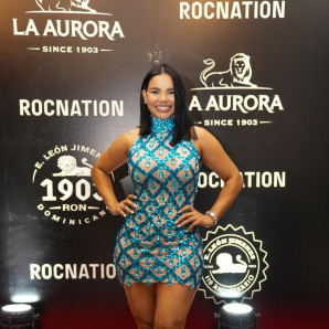 Vitaly Sánchez llega a la alfombra roja de la fiesta de Roc Nation en Santo Domingo, República Dominicana, el 8 de diciembre de 2024.