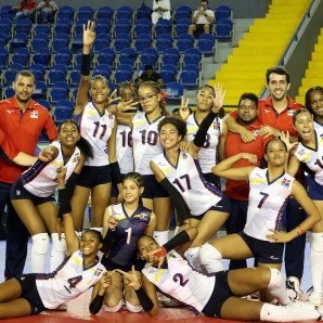 Las dominicanas celebran su segundo triunfo seguido en la Copa Panam Sub-17.
