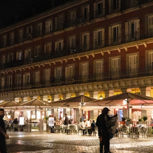 Viajes 20 de noviembre Plaza Mayor de noche