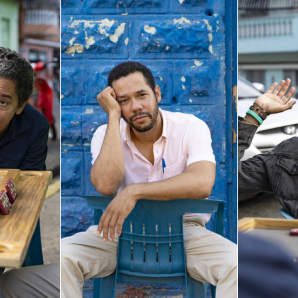 De izquierda a derecha: Gilberto Hernández, Richarson Díaz y Miguel Oniel.