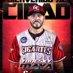 Yunesky Maya es el nuevo importado de los Gigantes del Cibao.