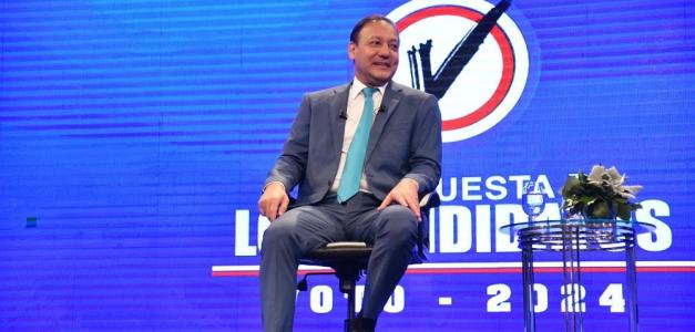El candidato presidencial del PLD fue el segundo entrevistado durante "La Propuesta de los Candidatos" del Grupo de Comunicaciones Corripio