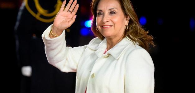 La presidenta Dina Bouluarte, foto JOSH EDELSON