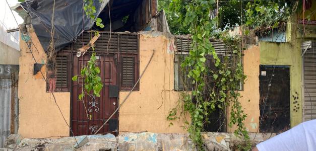 Casa donde ocurrió la tragedia que dejó una niña muerta y varias con heridas de gravedad.