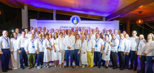 La dirección ejecutiva del PRM en una fotografía de archivo